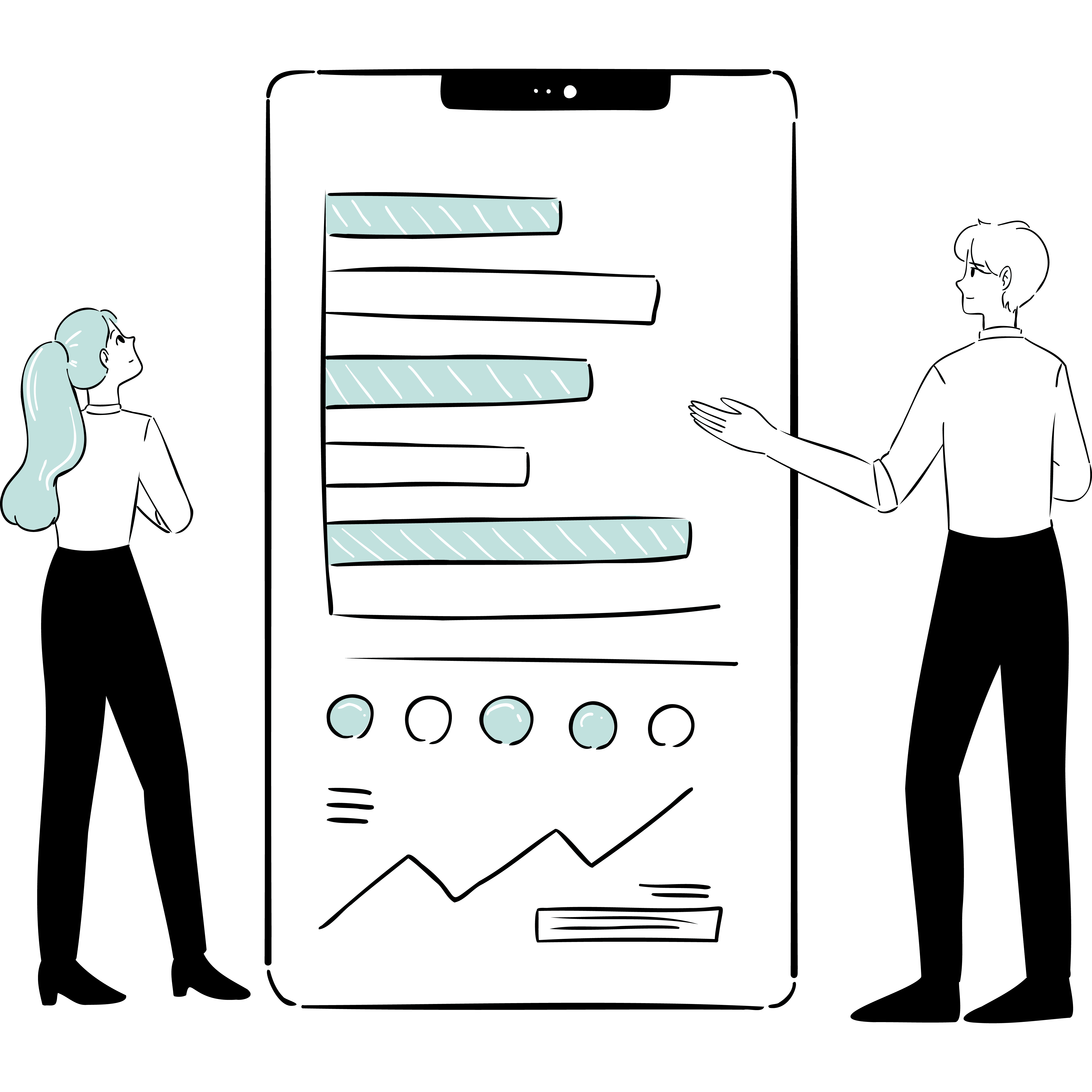 Looking at growth chart of Google Business Profile